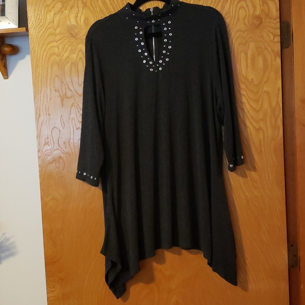 Sexy Black Tunic